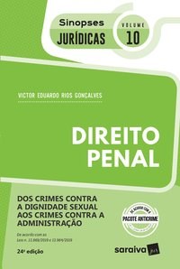 Livro Direito Penal: dos Crimes contra a Dignidade Sexual Aos Crimes contra a Adm - Goncalves