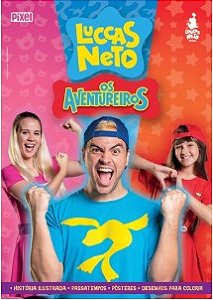 Livro Luccas Neto em os Aventureiros - Neto