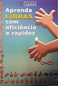 Livro Aprenda Libras com Eficiência e Rapidez com DVD