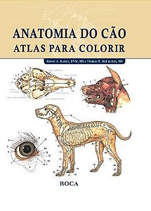Livro Anatomia do Cão Atlas para Colorir