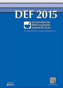 Livro Def 2015 - Dicionário de Especialidades Farmacêuticas - Epuc