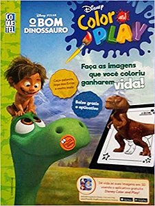 Livro O Bom Dinossauro - Disney Color and Play - Coquetel