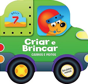 Livro Criar e Brincar - Carros e Motos -