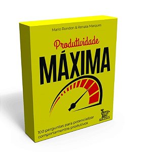 Livro Produtividade Maxima - Rondon/ Marques