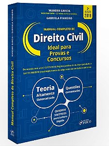 Livro Manual Completo de Direito Civil 2  Ed - Wander Garcia - 2019 - Garcia/pinheiro
