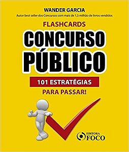 Livro Flashcards Concurso Público : 101 Estratégias para Passar - Garcia -