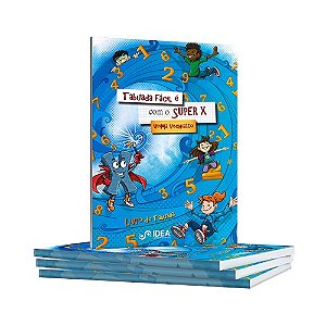 Livro Tabuada Fácil é Com o Super X