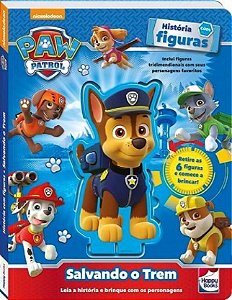 Livro Paw Patraol - Salvando o trem - Happy Books Editor
