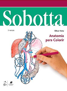 Livro Sobotta Anatomia para Colorir