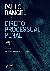 Livro Direito Processual Penal - Rangel - Atlas