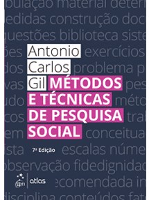 Livro Métodos e Técnicas de Pesquisa Social  Gil