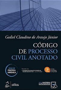 Livro Código de Processo Civil Anotado  Araújo Junior Atlas