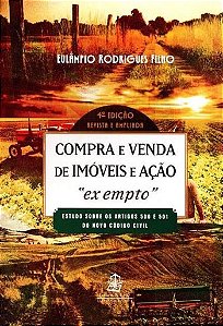 Livro Compra e Venda  de Imoveis e Acao Ex Empito - Rodrigues Filho