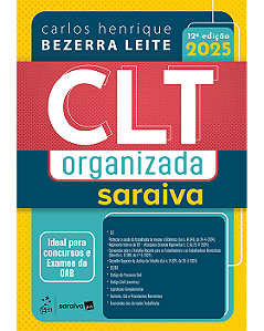 Livro CLT Organizada Saraiva Leite