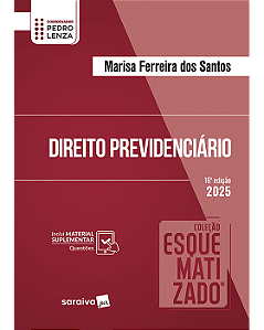 Livro Direito Previdenciário Coleção Esquematizado  Lenza