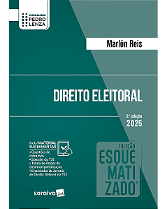 Livro Direito Eleitoral  Coleção Esquematizado Lenza