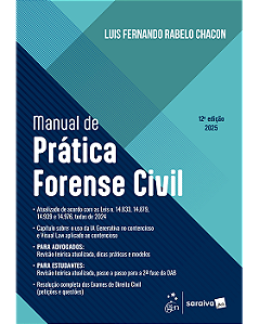 Livro Manual de Prática Forense Civil Chacon