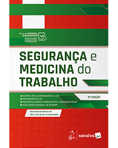 Livro Segurança e Medicina do Trabalho Saraiva