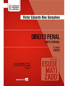 Livro Coleção Esquematizado Direito Penal Gonçalves