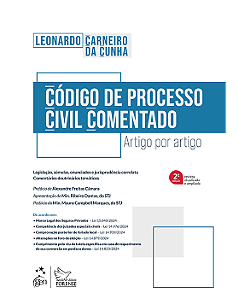 Livro Código de Processo Civil Comentado Cunha