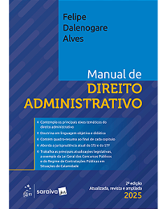 Livro Manual de Direito Administrativo Alves