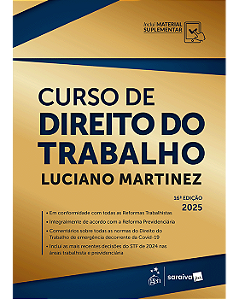 Livro Curso de Direito do Trabalho Martinez
