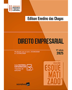 Livro Coleção Esquematizado: Direito Empresarial Chagas