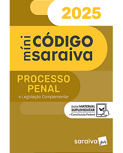 Livro Minicódigo de Processo Penal Saraiva
