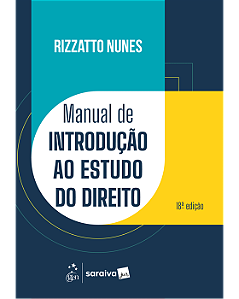Livro Manual de Introdução Ao Estudo do Direito Nunes