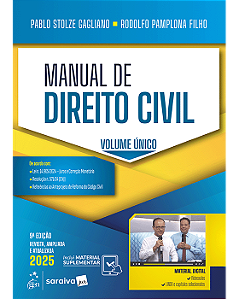 Livro Manual de Direito Civil  Gagliano