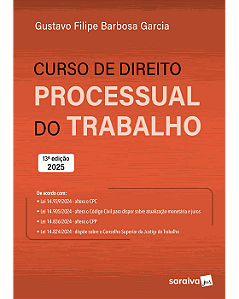 Livro Curso de Direito Processual do Trabalho  Garcia
