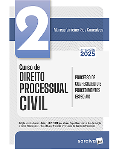 Livro Curso de Direito Processual Civil  Vol.2 Gonçalves