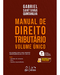 Livro Manual de Direito Tributário Quintanilha