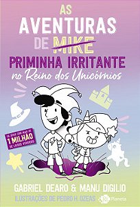 Livro As aventuras de priminha irritante no reino dos unicórnios