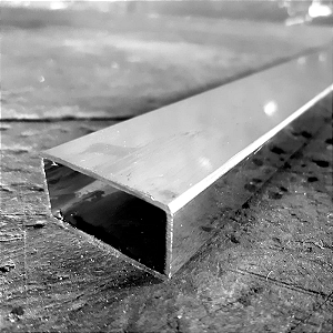 Tubo Retangular Inox Polido 20 X 10 X 1,2 MM