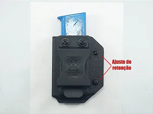 Porta carregador Velado kydex 1911 (monofilar)
