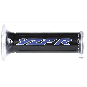Manopla Harris Preto & Azul Modelo YZFR Para linha Yamaha