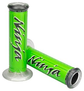 Manopla Harris Verde & Preto Modelo Ninja - Modelos Kawasaki