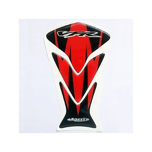Protetor de Tanque Resinado Puzzle Preto & Vermelho Modelos Honda CBR - Harris