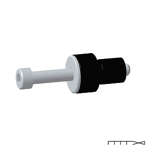 Adaptador para o Proguard da Rizoma - Bmw F800R 2009 - 2011