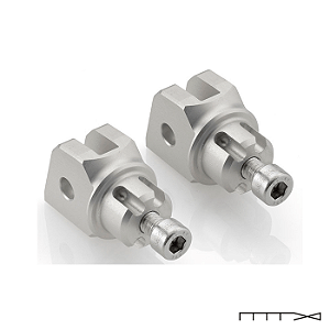 Adaptador para Pedaleira Dianteira Rizoma (Par) - Bmw F800 R 2009 - 2019