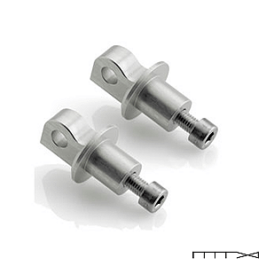 Adaptador para Pedaleira Dianteira Rizoma (Par) - BMW R Nine T 2017- 2023