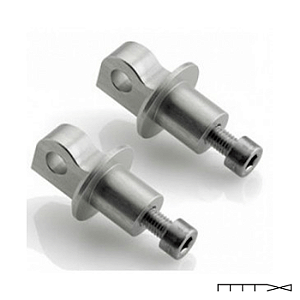 Adaptador para Pedaleira Dianteira Rizoma (Par) - Bmw S1000 Rr
