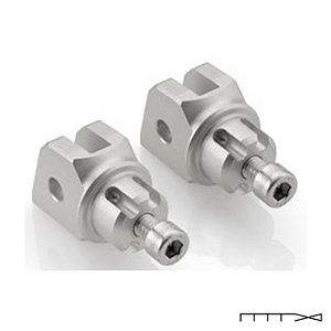 Adaptador para Pedaleira Dianteira Rizoma (Par) - Dl1000 V-Strom