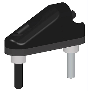 Adaptadores para Retrovisores Rizoma - Par - Preto