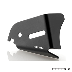 Capa da Buzina Cor Preto - Kawasaki Z750R 2007 - 2012 - Rizoma