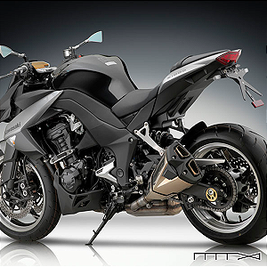 Suporte de Escapamento Rizoma para Kawasaki Z1000 10-, Z1000 Sx - Lado Esquerdo - Cor Prata