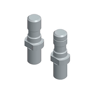 Adaptadores para Retrovisores Rizoma - Par - Preto