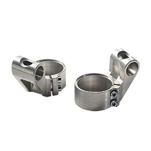 Abraçadera (Suporte) para Semi-Guidão Trw Lucas, Mod. System 2 - Perfil Médio - Cromada - 45Mm