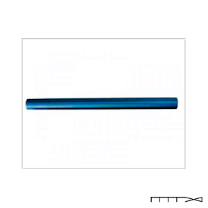 Cano para Semi-Guidão 250Mm em Aluminio (para Montagem do System 3) - Azul - Trw